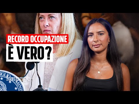 Qual è la verità sui dati dell’occupazione in Italia e cosa non torna nel racconto di Meloni