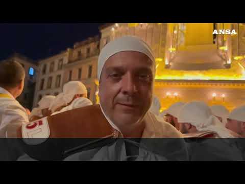 Viterbo, la Macchina di Santa Rosa sfila in citta’ senza problemi