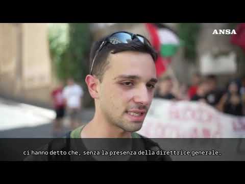 Gaza, Roma: protesta davanti all’Ufficio scolastico del Lazio