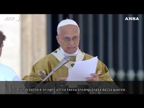 Papa Leone invoca la pace in Terra Santa e Ucraina
