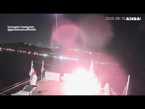 Flotilla, un’altra barca colpita da un sospetto raid con drone