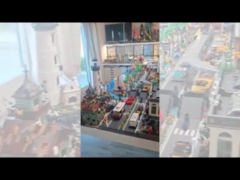 La città di Lego costruita da un architetto veronese con oltre centomila mattoncini: il video