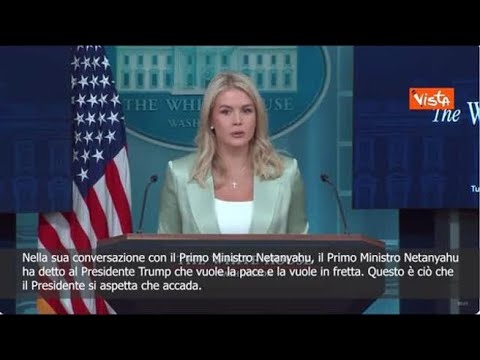 Attacco di Israele a Doha, Portavoce Trump: Netanyahu ha detto al Presidente che vuole la pace