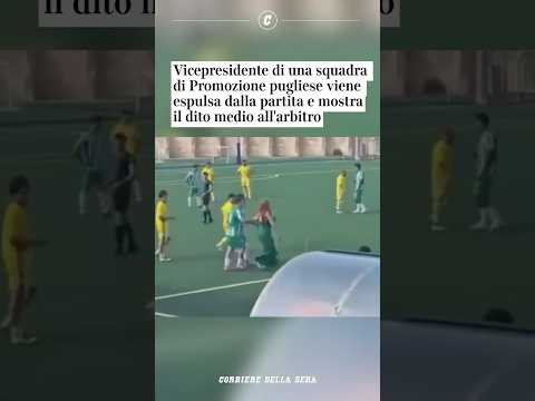 Vicepresidente del Manduria (Promozione Puglia) viene espulsa e mostra il dito medio all’arbitro