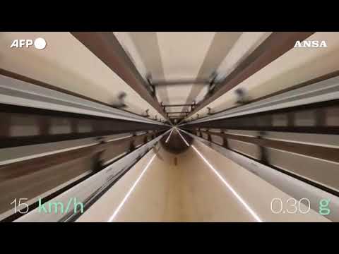 Hyperloop, record europeo di velocita’ nei test in Olanda