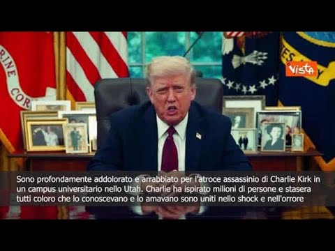 Trump: Sono addolorato e arrabbiato per l’atroce assassinio di Charlie Kirk, era un patriota