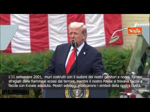 Anniversario attentato 11 settembre, Trump: Americani hanno dimostrato che mai si arrenderanno