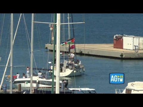 Global Sumud Flotilla, le immagini della partenza da Augusta verso Gaza