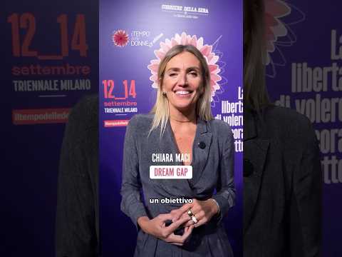 Chiara Maci ospite a Tempo delle Donne 2025: «Ai giovani consiglio di considerarsi unici» #shorts