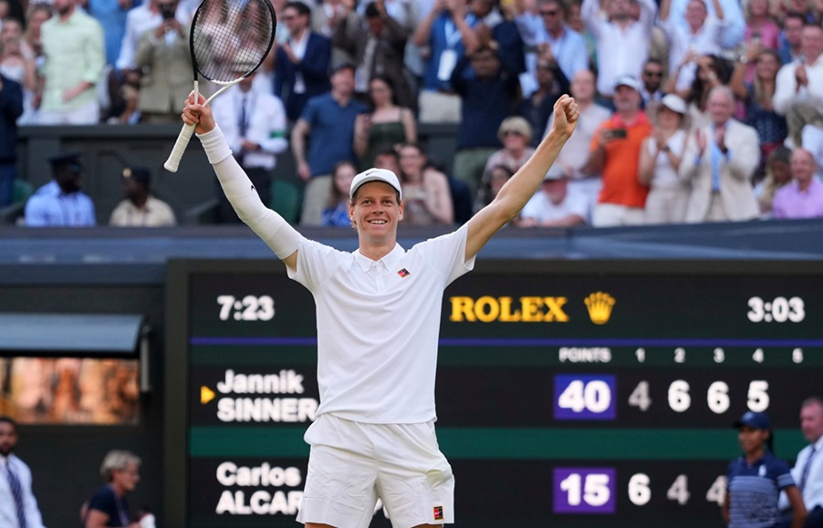 La storica vittoria di Sinner a Wimbledon