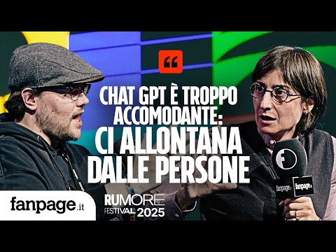 “Chat GPT ci allontana dalle altre persone”: un dialogo sull’AI al Rumore Festival di Fanpage.it
