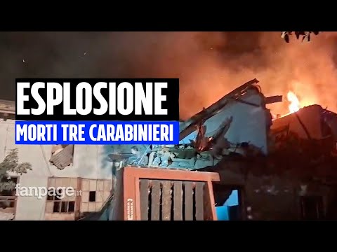 Esplosione durante sgombero, morti tre carabinieri. Il vicino: “Avevano già riempito la casa di gas”