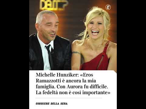 Michelle Hunziker: «Eros Ramazzotti è ancora la mia famiglia. Con Aurora fu difficile» #salvini