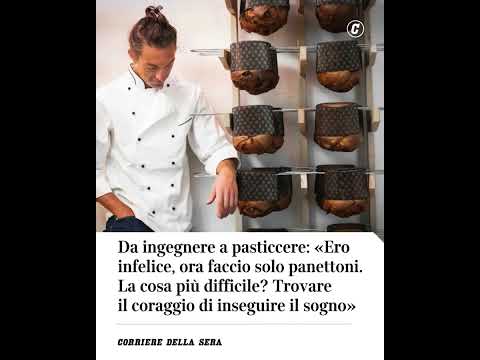 Da ingegnere a pasticciere: «Ero infelice, ora faccio solo panettoni» #shorts #news