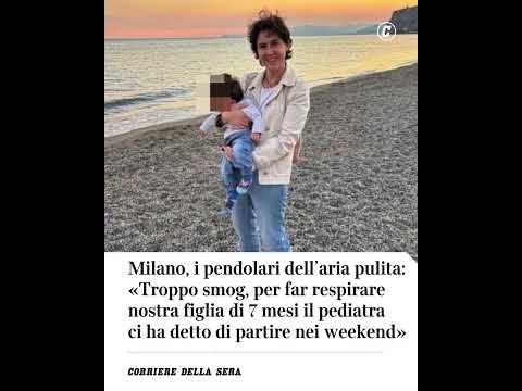 Milano, i pendolari dell’aria pulita: «Troppo smog, partiamo nei weekend con nostra figlia»