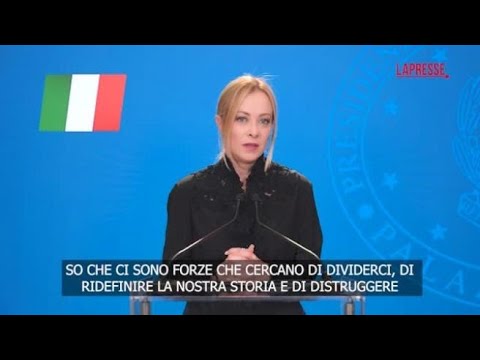 Usa, Giorgia Meloni alla Niaf: «Woke vuole cancellare la nostra cultura, lo impediremo»