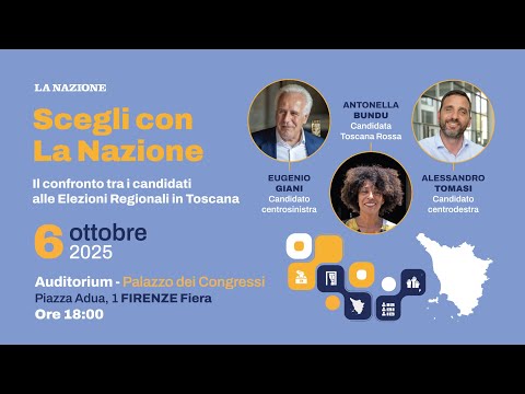 Scegli con La Nazione | Il confronto tra i candidati alle Elezioni Regionali in Toscana