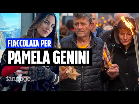 Femminicidio di Pamela Genini: anche la mamma alla fiaccolata per le vie del quartiere
