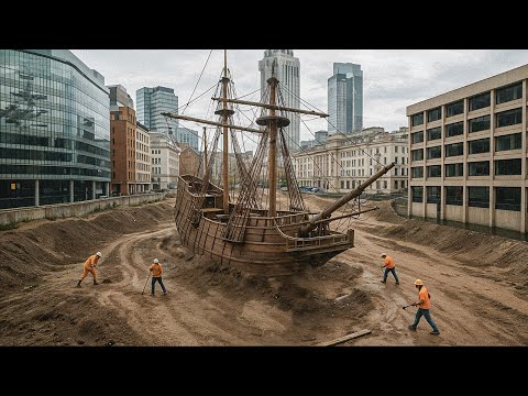 Vecchia Nave Trovata nel Cuore di Londra Potrebbe Spiegare un Enorme Disastro