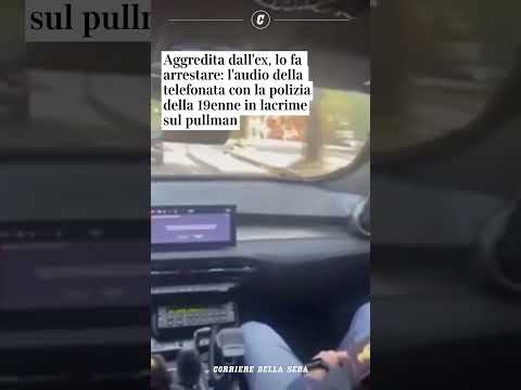 Aggredita dall’ex, lo fa arrestare: l’audio della telefonata con la polizia della 19enne in lacrime