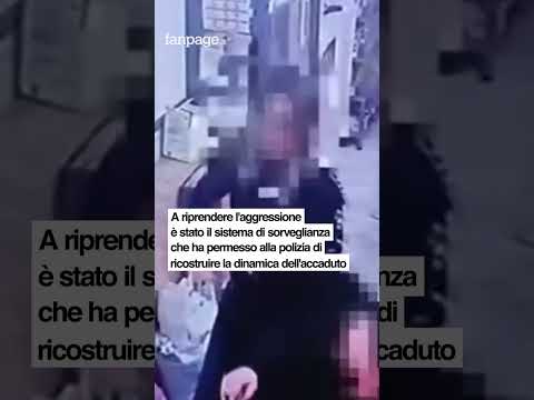 Picchia violentemente la moglie: il video del sistema di sorveglianza
