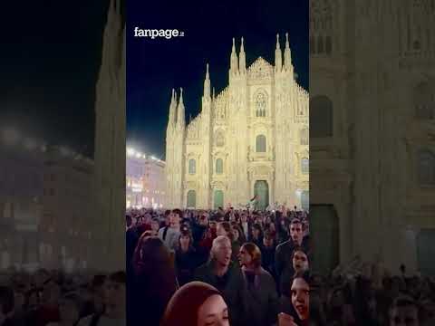 Milano, corteo per la Palestina e la Flotilla: in piazza Duomo si canta ‘Bella ciao’