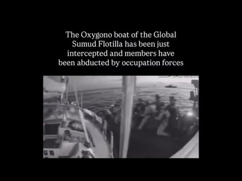 Flotilla: ecco il video delle forze israeliane che bloccano la barca Oxygono