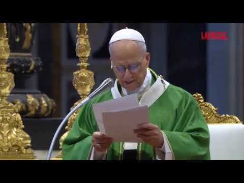 Papa Leone XIV: «La Chiesa deve essere unita e inclusiva. Nessuno è escluso»