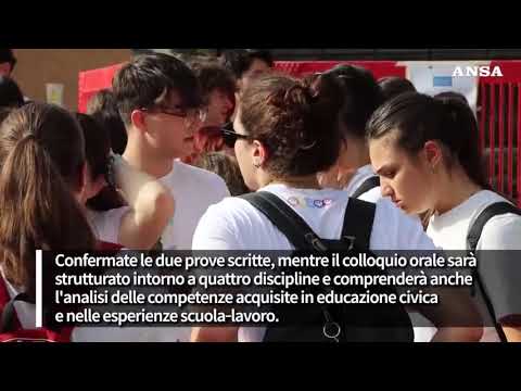 Nuova Maturita’ con due scritti e 4 materie agli orali, il via a giugno