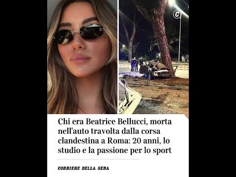 Chi era Beatrice Bellucci, la 20enne morta nell’auto travolta dalla corsa clandestina a Roma