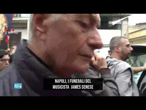 I funerali di James Senese a Napoli