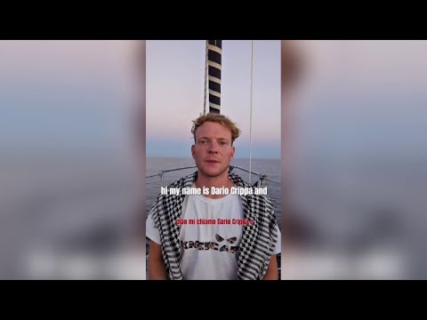Flotilla, l’ultimo video pubblicato dal bergamasco Dario Crippa prima dell’arresto