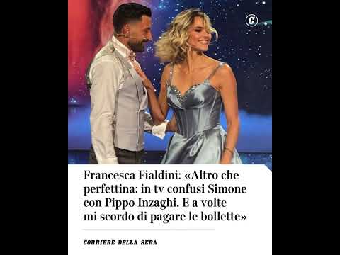 Francesca Fialdini: «Altro che perfettina: in tv confusi Simone con Pippo Inzaghi» #shorts #news