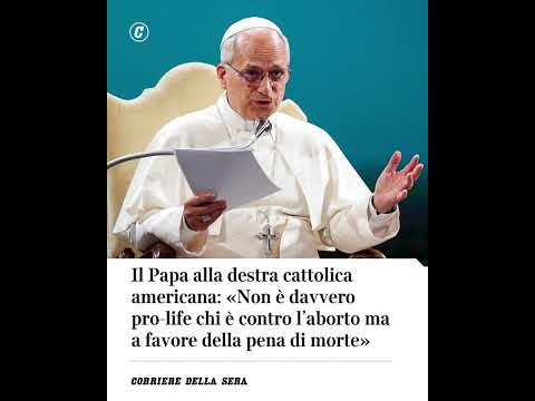 Il papa alla destra cattolica americana: «Non è pro-life chi è contro aborto e pro pena di morte»