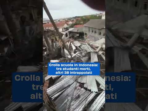 Tragedia in Indonesia: Crollo di una Scuola Islamica a Sidoarjo, Tre Morti e 38 Dispersi