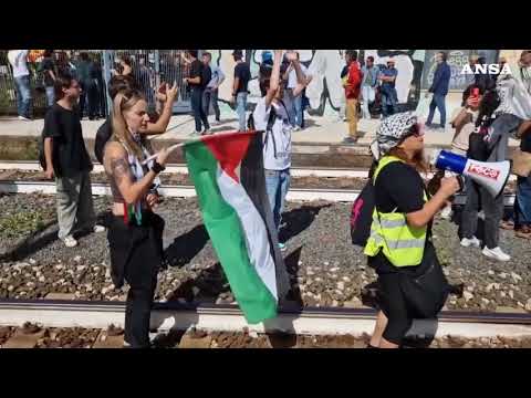 Flotilla, Catania: occupata la stazione e manifestanti sui binari