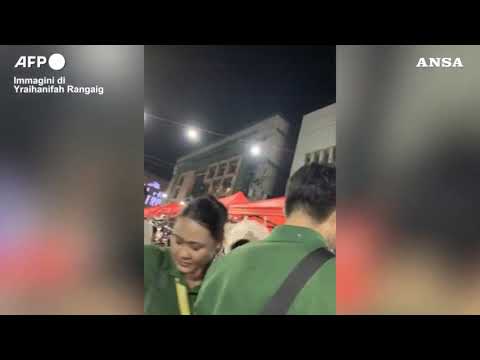 Filippine, terremoto di magnitudo 6,9: panico al mercato notturno di Cebu