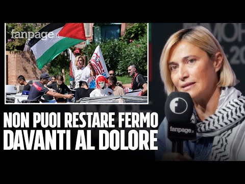Dalla Flotilla per Gaza ai bambini palestinesi: il coraggio di Anna Foglietta al Rumore Festival