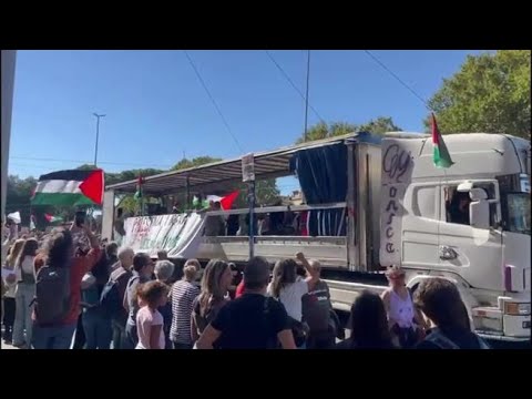 Inizia il corteo per la Palestina: migliaia i manifestanti