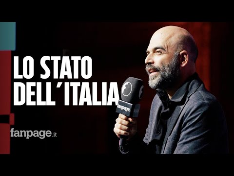 Lo Stato dell’Italia – Il monologo di Roberto Saviano al Rumore Festival di Fanpage.it