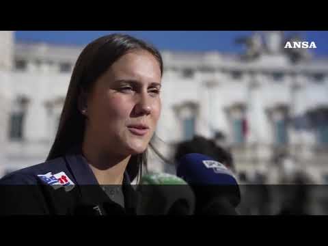 Mattarella riceve le Nazionali del Volley