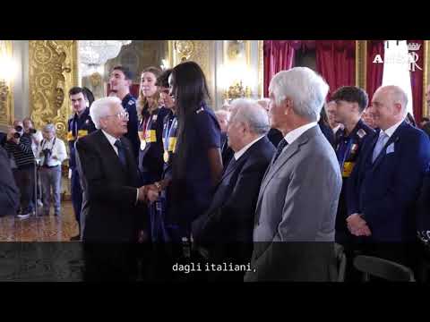 Mattarella alle azzurre e agli azzuri del volley, “formidabili”