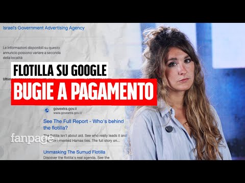 Il governo israeliano sta comprando annunci su Google contro la Flotilla e Greta Thunberg