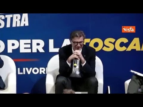 Giorgetti: “La sinistra al potere solo grazie a golpe giudiziari o finanziari”