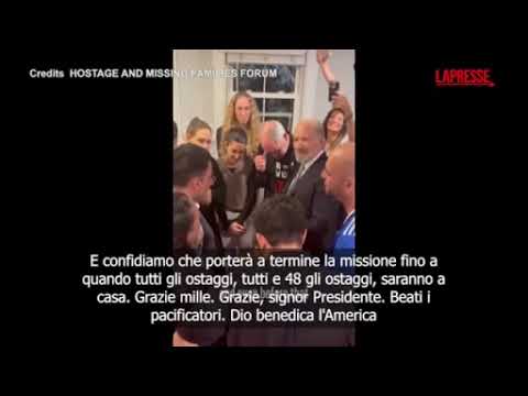 I familiari degli ostaggi israeliani al telefono con Trump: «Presidente, ce l’ha fatta. Grazie!»