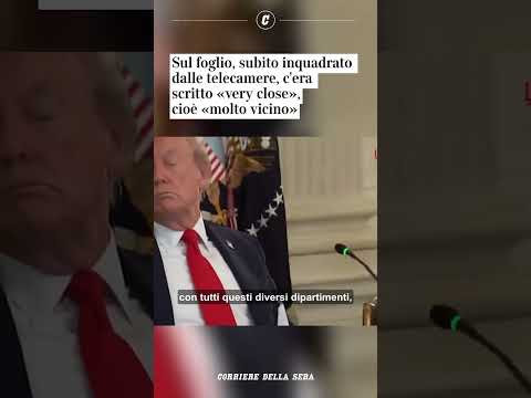 Trump riceve un biglietto urgente da Rubio e annuncia: «Vicini ad accordo in Medio Oriente» #gaza