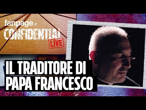 TRAILER CONFIDENTIAL, il prete che tradì Papa Francesco: “Custodivo l’archivio segreto del Vaticano”