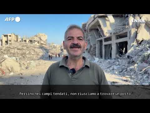 “Distruzione e ancora distruzione”, gli abitanti di Gaza City tornano tra le macerie