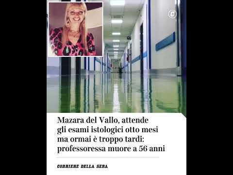 Mazara del Vallo, attende gli esami istologici 8 mesi ma è troppo tardi muore a 56 anni #shorts