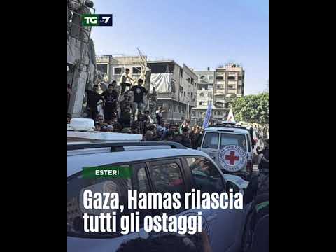 Gaza, Hamas rilascia tutti gli ostaggi